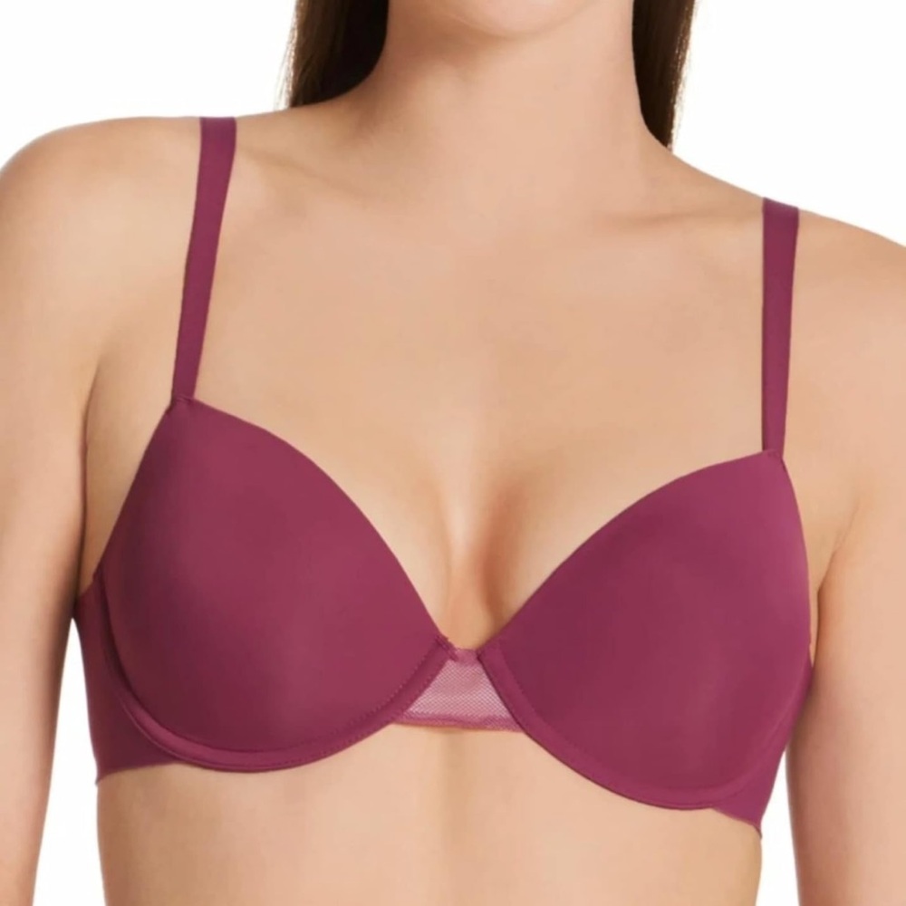 Maidenform Purple T-Shirt Bra Smooth Molded Cups